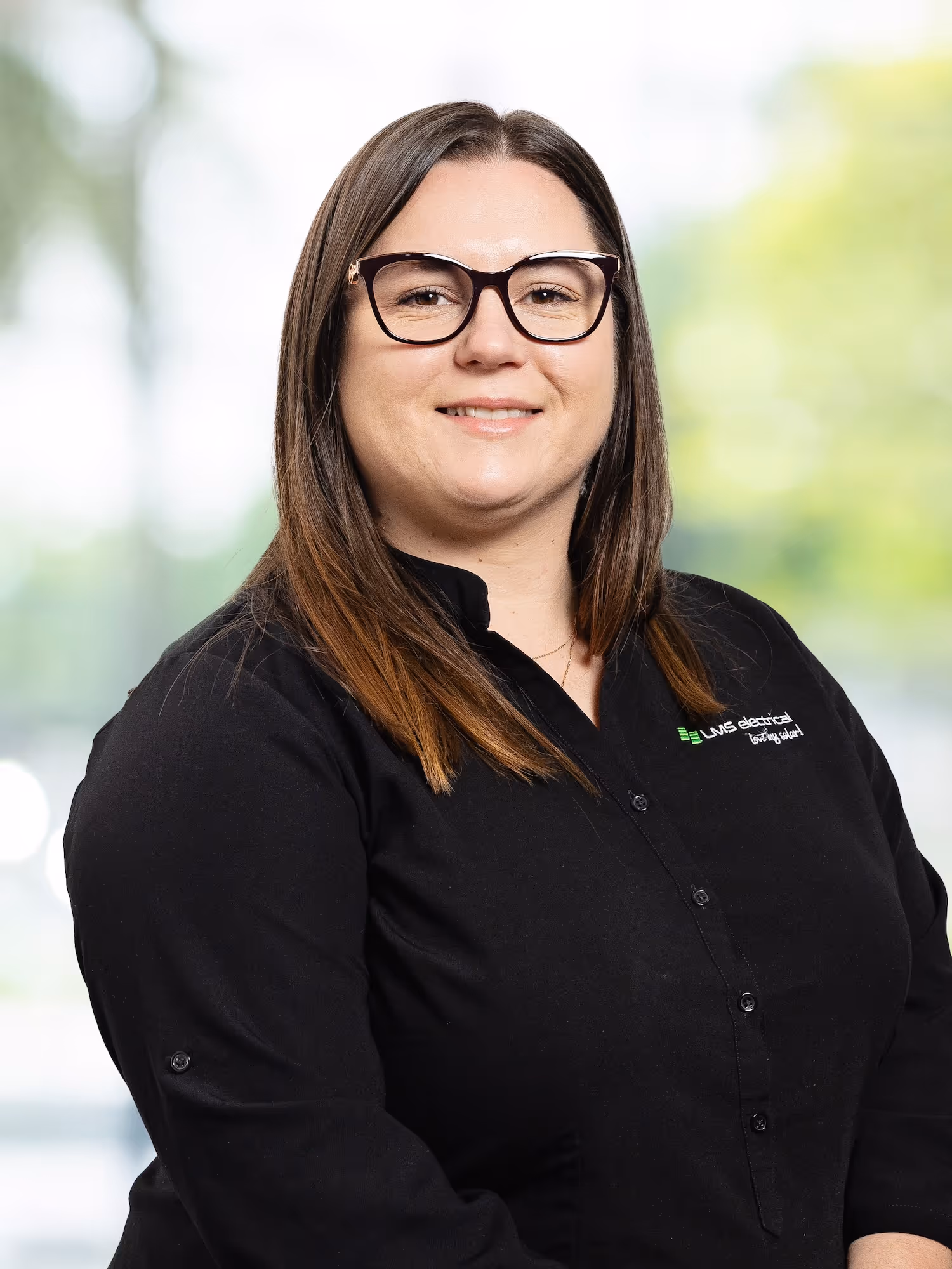 A professional headshot of Georga Williams, LMS Electrical customer service specialist.