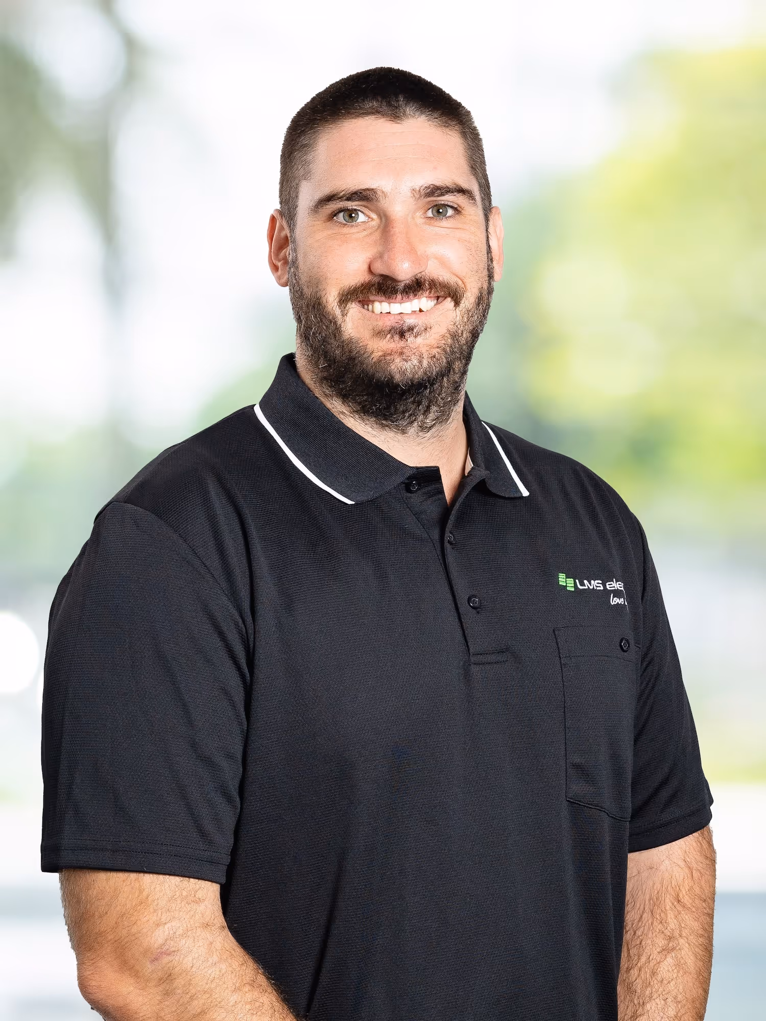 A professional headshot of Tony Tutuian, LMS Electrical crew leader.
